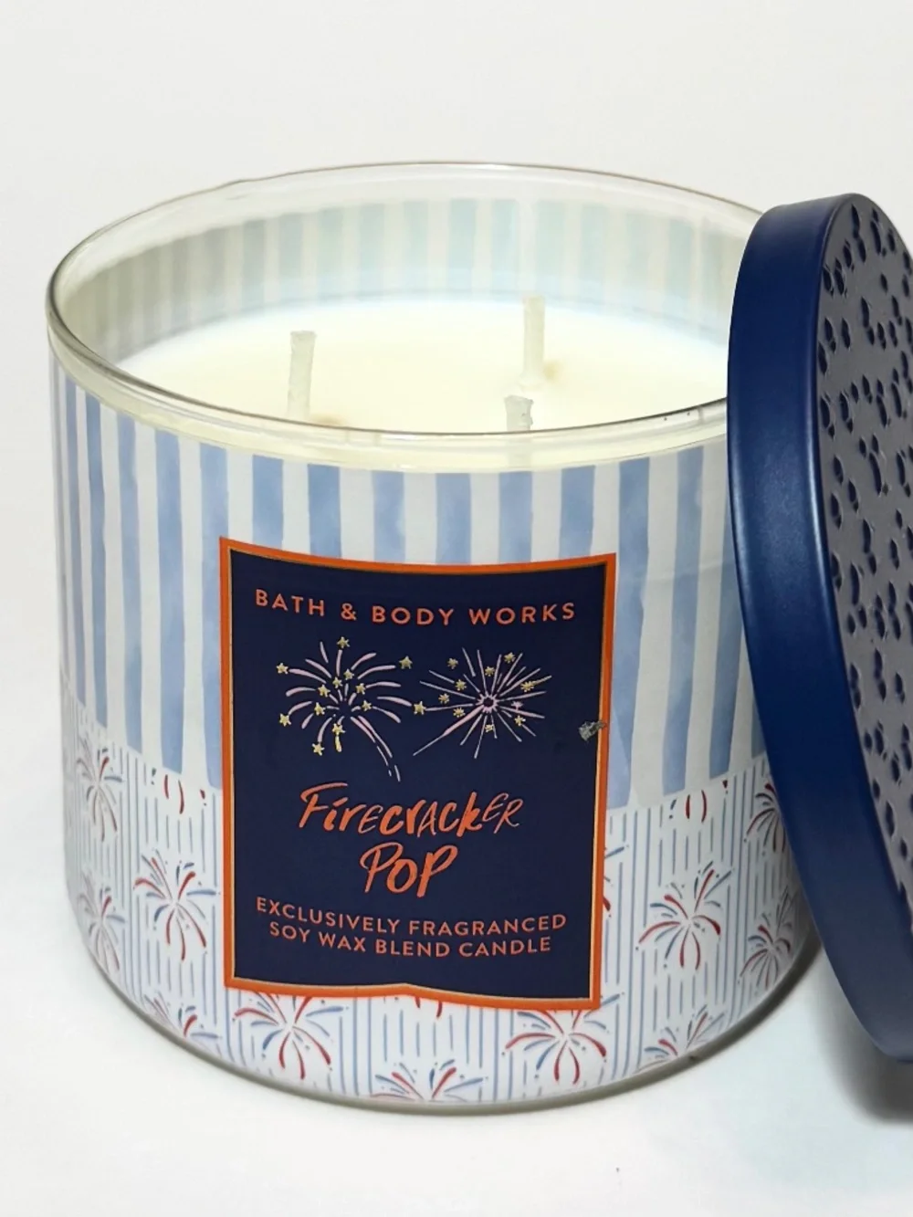 FIRECRACKER POP 3 Wick Candle - Picture 2 of 3